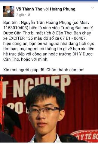 nam sinh mất tích ảnh 1 nam sinh mat tich anh 1