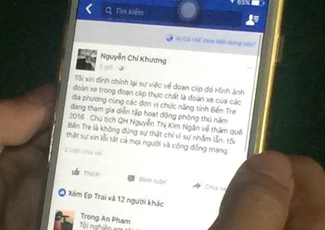 Xu phat nguoi quay, dang clip 'doan xe Chu tich Quoc hoi' hinh anh