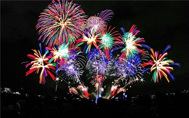 Quang Ngai, Dong Thap dung ban phao hoa Tet hinh anh