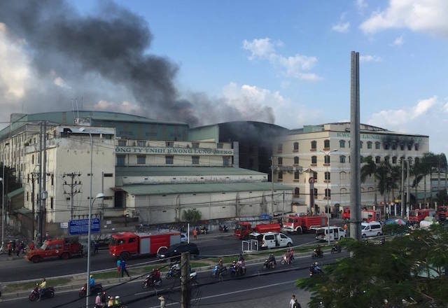 Cháy công ty may ở Cần Thơ ảnh 2 Chay cong ty may o Can Tho anh 2