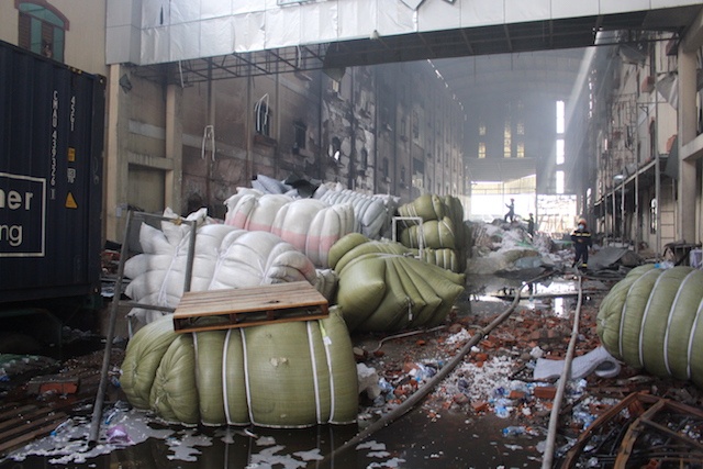 cháy công ty may ở Cần Thơ ảnh 3 chay cong ty may o Can Tho anh 3