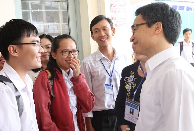 Pho thu tuong Vu Duc Dam kiem tra cong tac thi cu tai mien Tay hinh anh