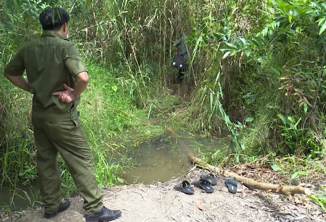 Be gai 13 tuoi bi sat hai, thi the duoc chon duoi bui cay gan nha hinh anh