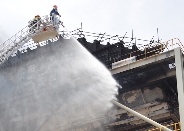 Cong trinh gap hoa hoan o nhiet dien Duyen Hai da mua bao hiem hinh anh