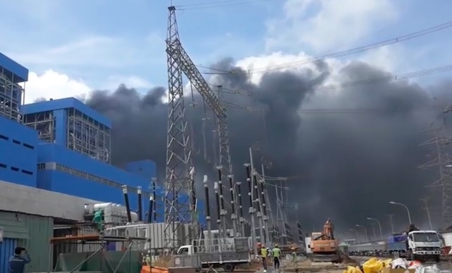 Cháy Nhiệt điện Duyên Hải 3 ảnh 2 Chay Nhiet dien Duyen Hai 3 anh 2