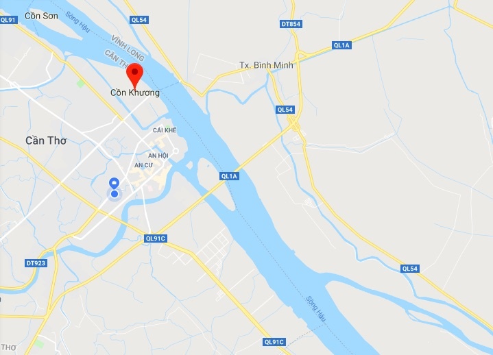 Vỡ bờ bao Cồn Khương ảnh 3 Vo bo bao Con Khuong anh 3