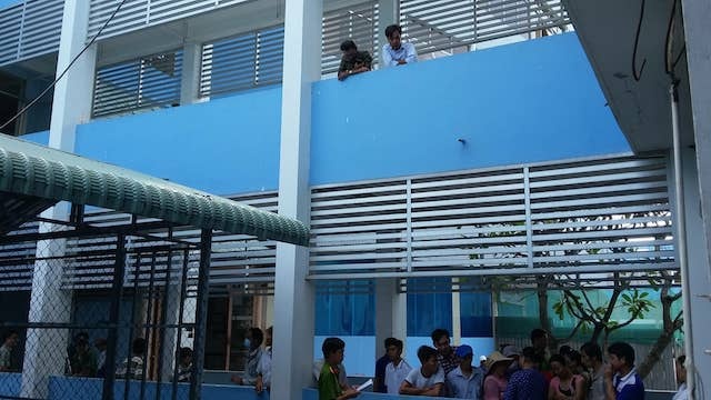 Nu can bo y te tu vong sau khi nhay lau tai benh vien hinh anh