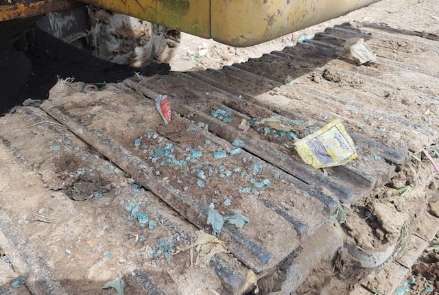 Nổ mìn sau KTX ảnh 2 No min sau KTX anh 2