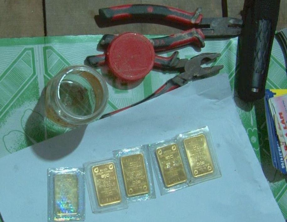 Ke gian cay cua dot nhap nha dan trom 10 luong vang SJC hinh anh