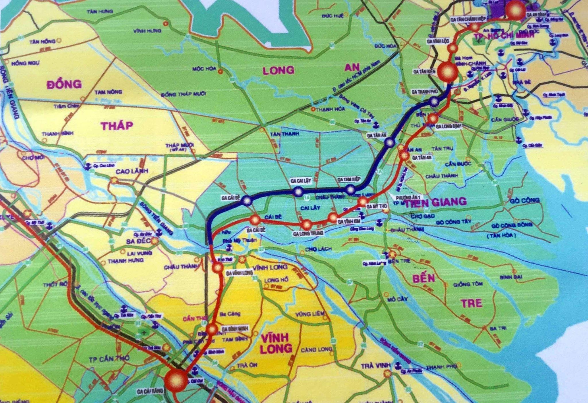 Duong sat toc do cao TP.HCM - Can Tho anh 2