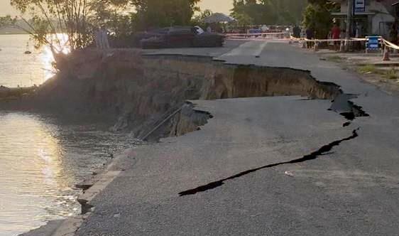 An Giang chi tam ung 24 ty khac phuc khan cap sat lo quoc lo 91 hinh anh