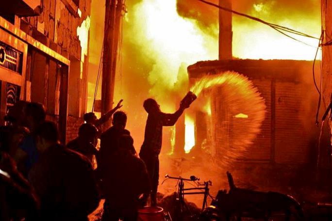 Kho hang 3.000 m2 o mien Tay bi hoa hoan thieu rui hinh anh