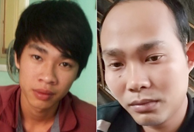 Canh sat bat khan cap hai ke chuyen cuop tai san nu cong nhan hinh anh