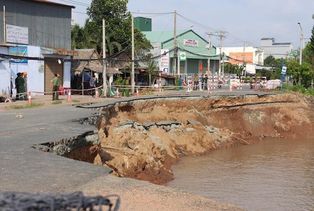 160 tỷ khắc phục sạt lở quốc lộ 91 ảnh 1 160 ty khac phuc sat lo quoc lo 91 anh 1