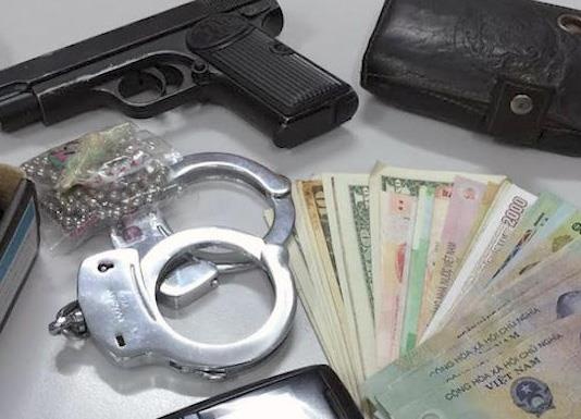 Gia canh sat hinh su di cuop o song bac hinh anh