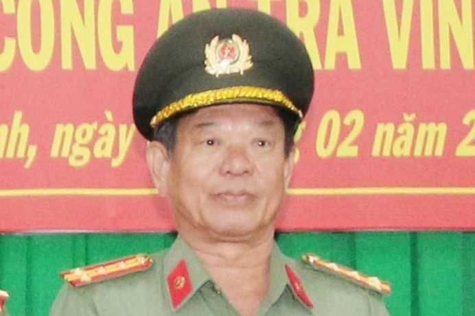 Dai ta Huynh Van Thinh phu trach Cong an tinh Tra Vinh hinh anh