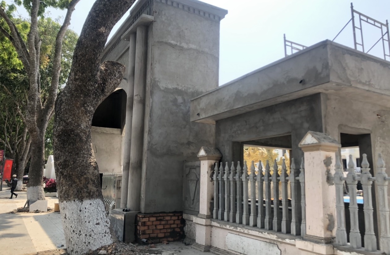 Cong trinh Cau lac bo Xanh xay dung sai phep anh 2