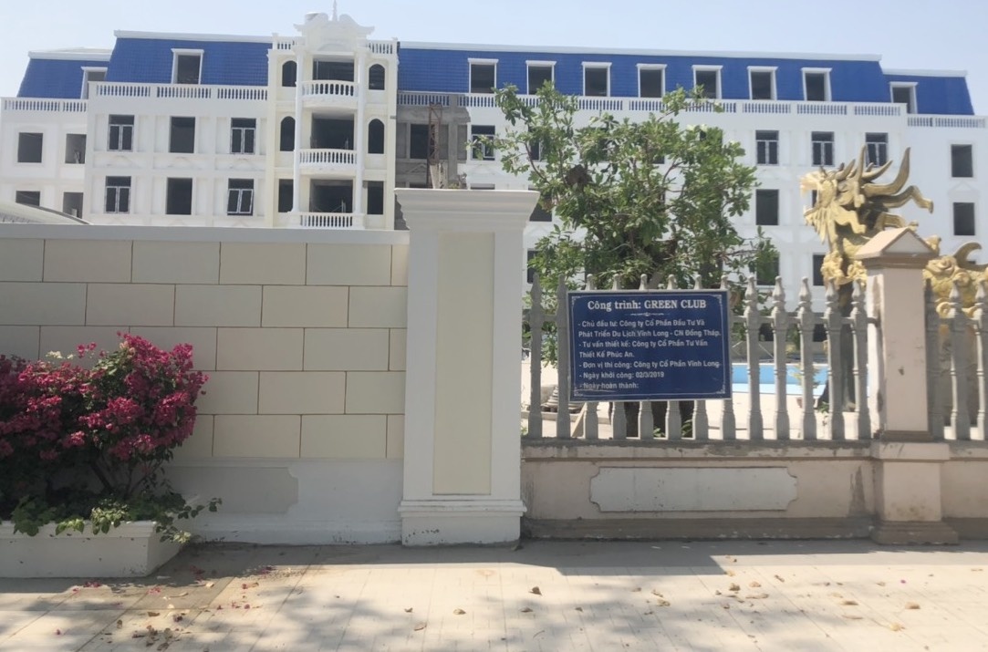 Cong trinh Cau lac bo Xanh xay dung sai phep anh 1