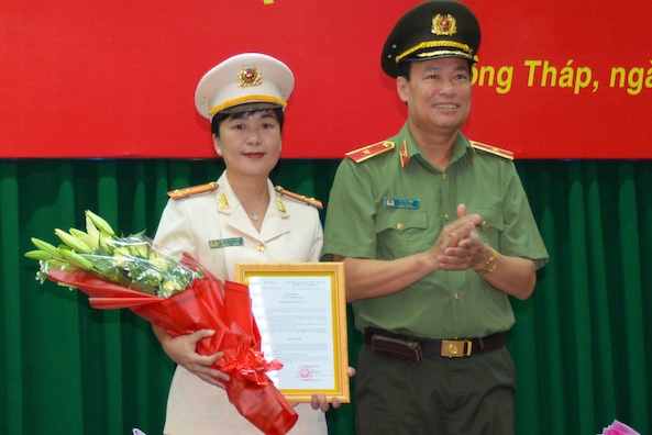 Phó giám đốc Công an đầu tiên ở Đồng Tháp ảnh 1 Pho giam doc Cong an dau tien o Dong Thap anh 1