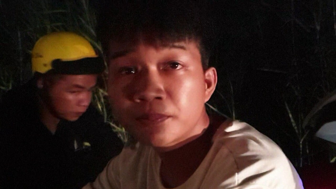 Thiếu tá cảnh sát bị quái xế tông gãy chân ảnh 2 Thieu ta canh sat bi quai xe tong gay chan anh 2