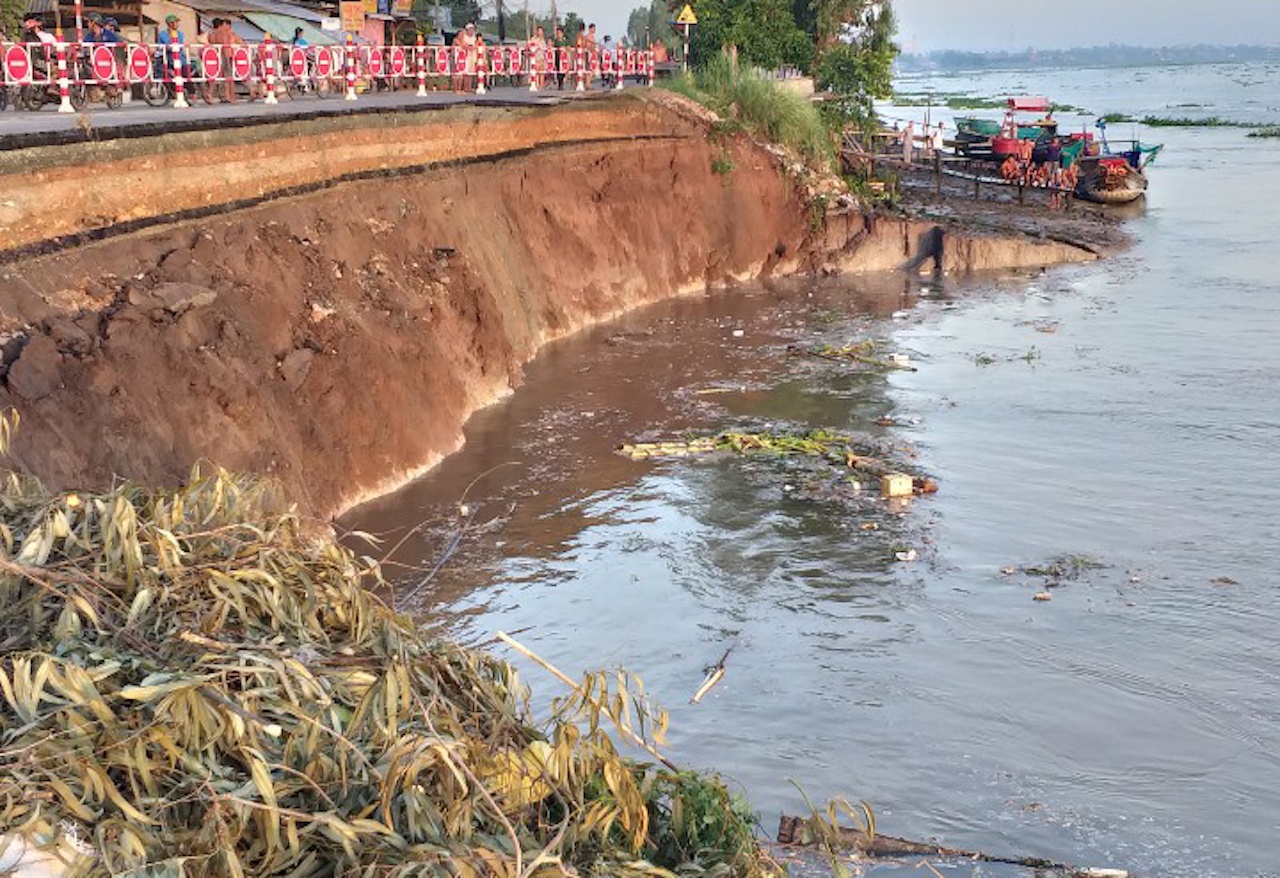 Quoc lo 91 o An Giang lai sat xuong song hinh anh