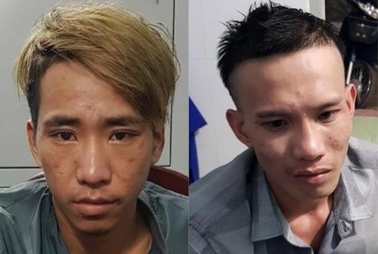 Cảnh sát bắt hai kẻ trộm chó ảnh 1 Canh sat bat hai ke trom cho anh 1