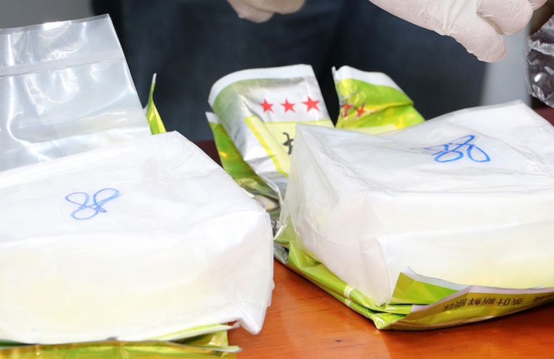 Giau ma tuy trong thung hu tieu hinh anh