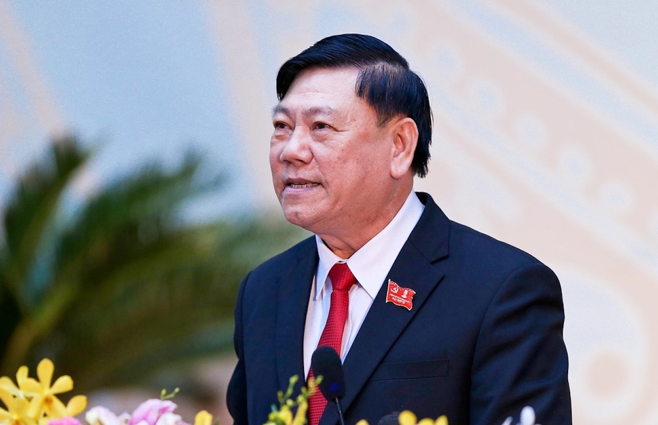 Ong Tran Van Ron tai dac cu chuc Bi thu Vinh Long hinh anh