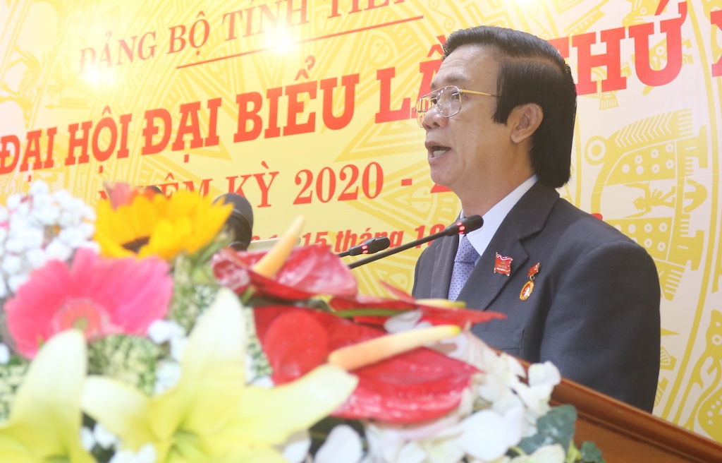 Ong Hoang Trung Hai du dai hoi dang bo Tien Giang anh 3