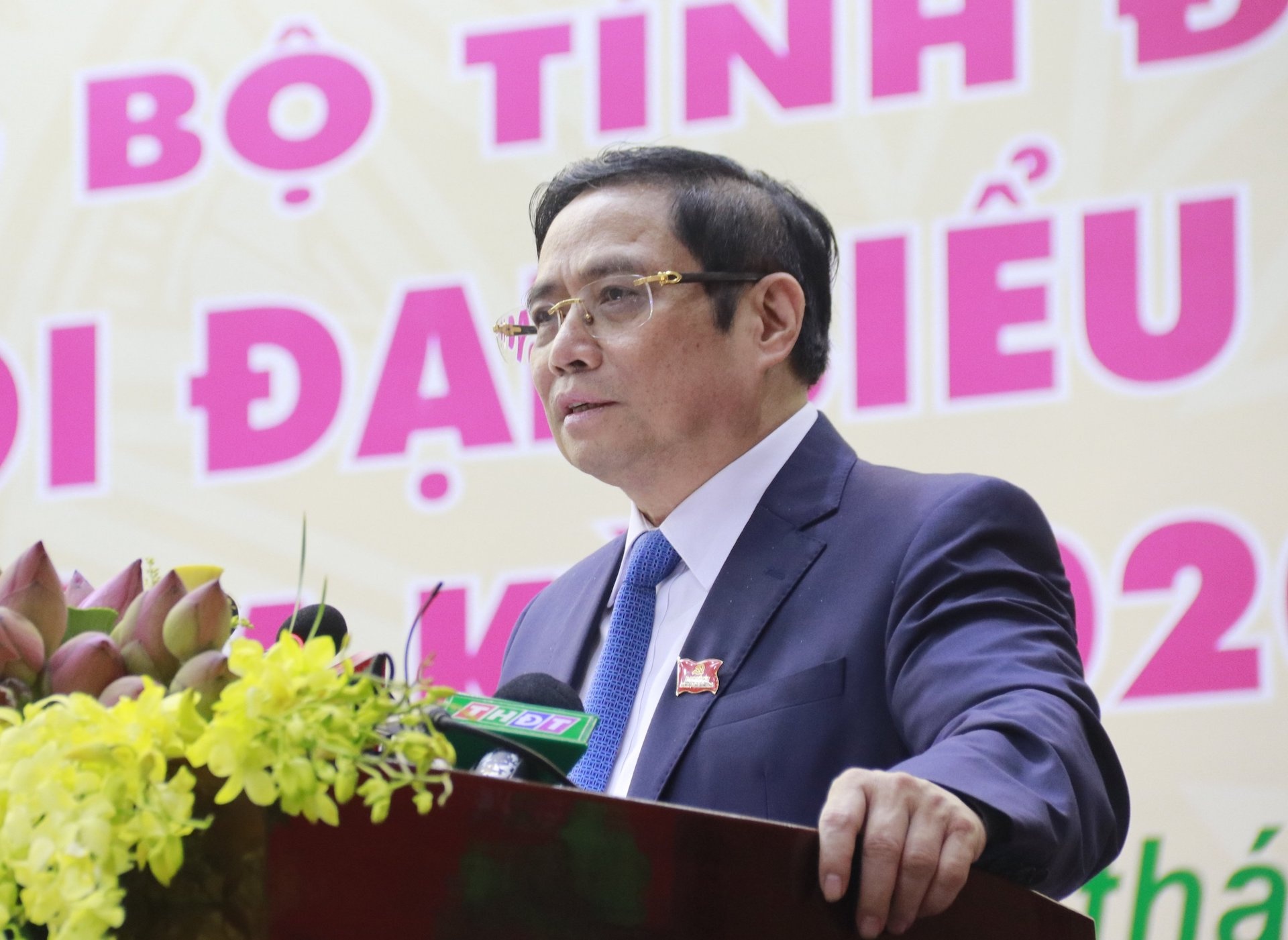 Ong Pham Minh Chinh du Dai hoi Dang bo tinh Dong Thap hinh anh