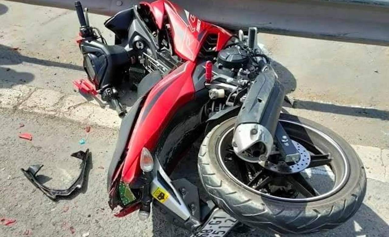 Tai xe xe tai bo chay sau khi tong chet nguoi hinh anh