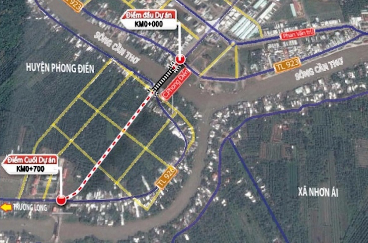 Xay cau Tay Do hon 200 ty bac qua song Can Tho hinh anh