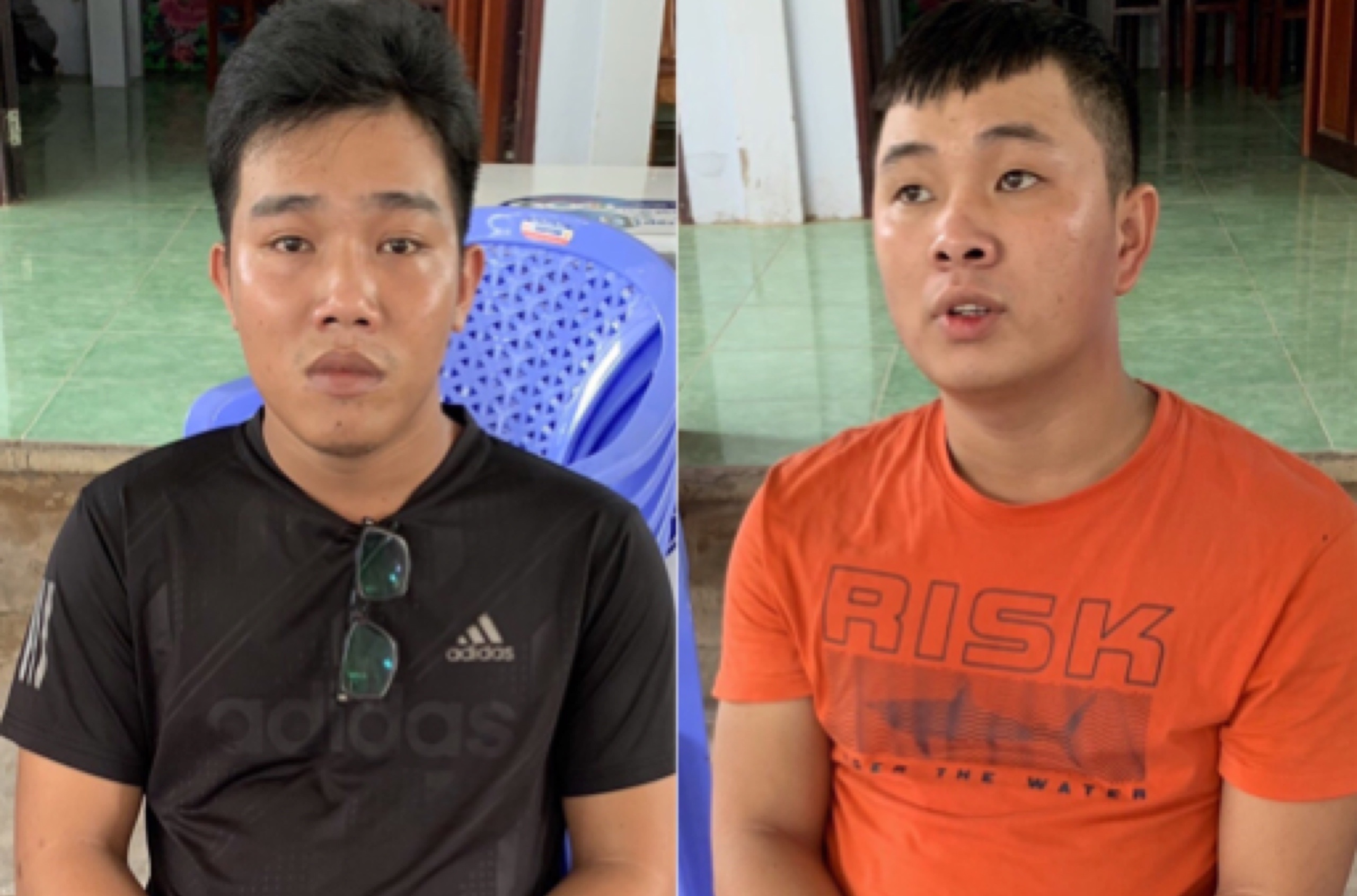 Hai thanh nien cuop sung cua canh sat hinh su hinh anh