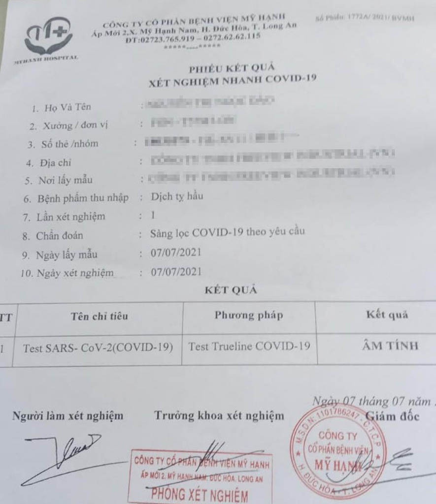 Dieu tra viec cong nhan khong xet nghiem van co ket qua am tinh anh 1