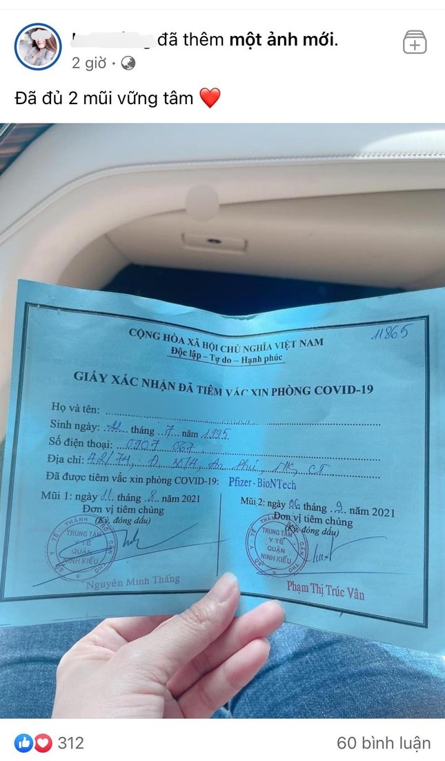 Kết quả thanh tra 'cô gái tiêm đủ hai mũi vaccine nhờ xin ông anh’  ảnh 1 Ket qua thanh tra 'co gai tiem du hai mui vaccine nho xin ong anh’ anh 1