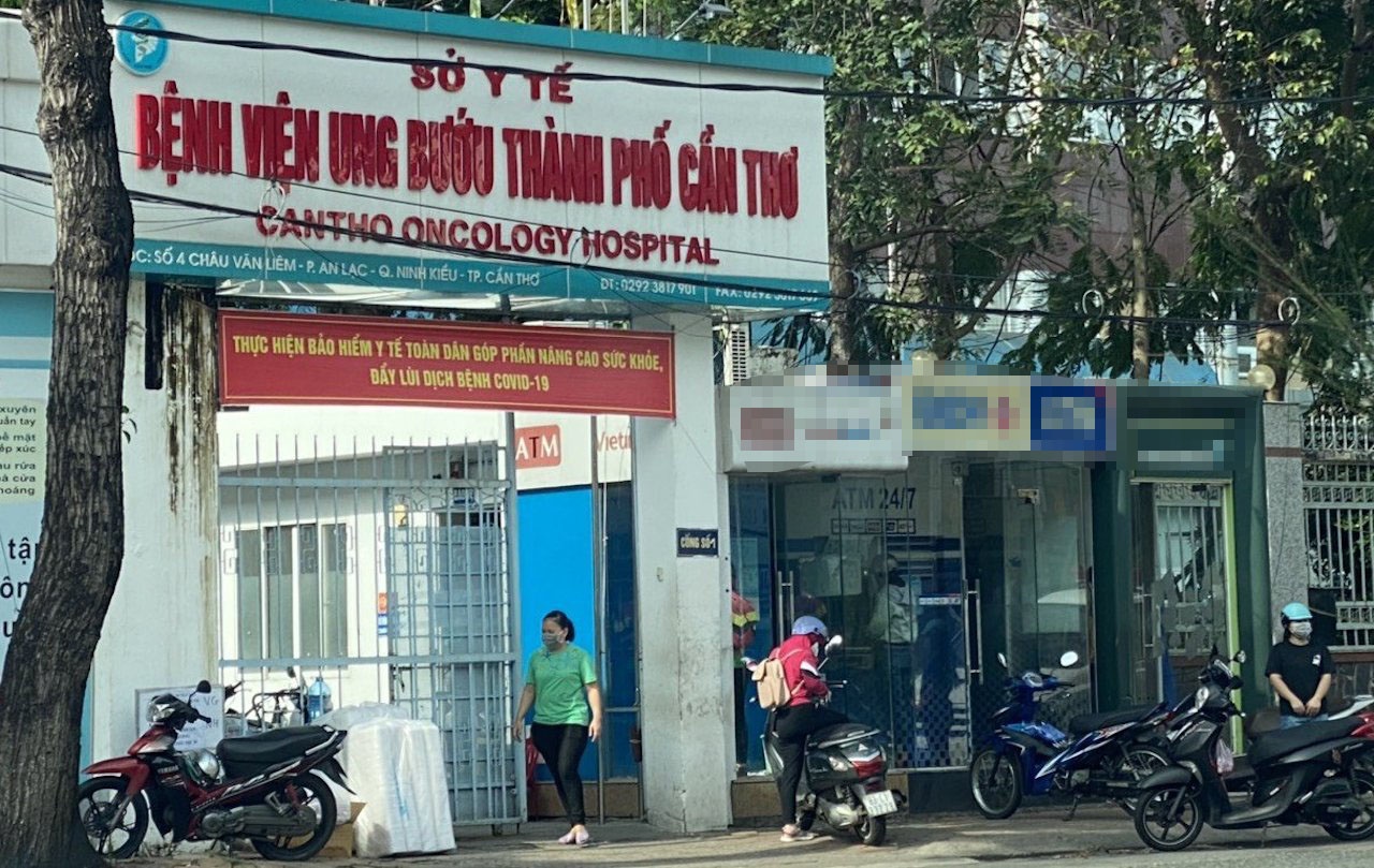 Can Tho phong toa Benh vien Ung Buou sau khi phat hien F0 hinh anh