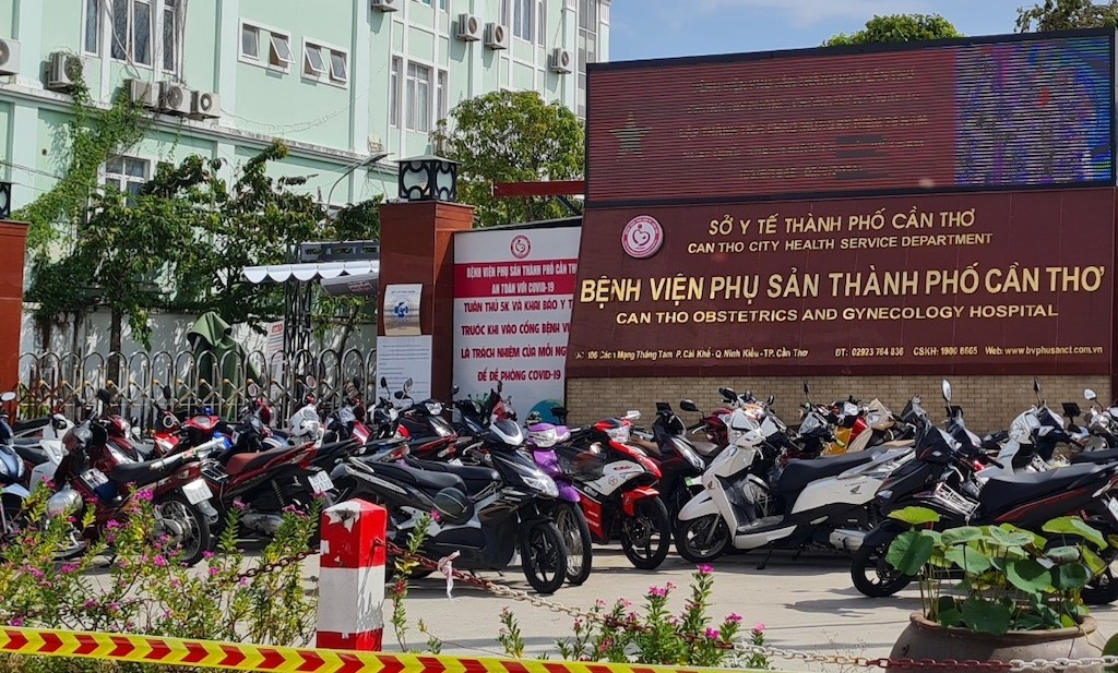 Phong toa tam thoi Benh vien Phu san Can Tho hinh anh