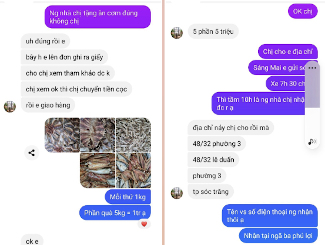 Chồng bán cá khô qua mạng,  vợ báo bị lừa 150 triệu đồng ảnh 1 Chong ban ca kho qua mang,  vo bao bi lua 150 trieu dong anh 1