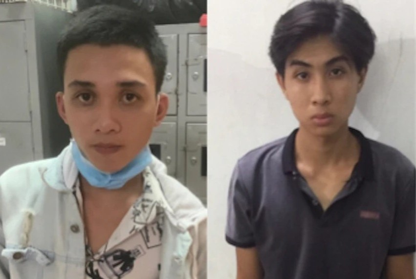 Bat nhom giat dien thoai tren tay be gai hinh anh