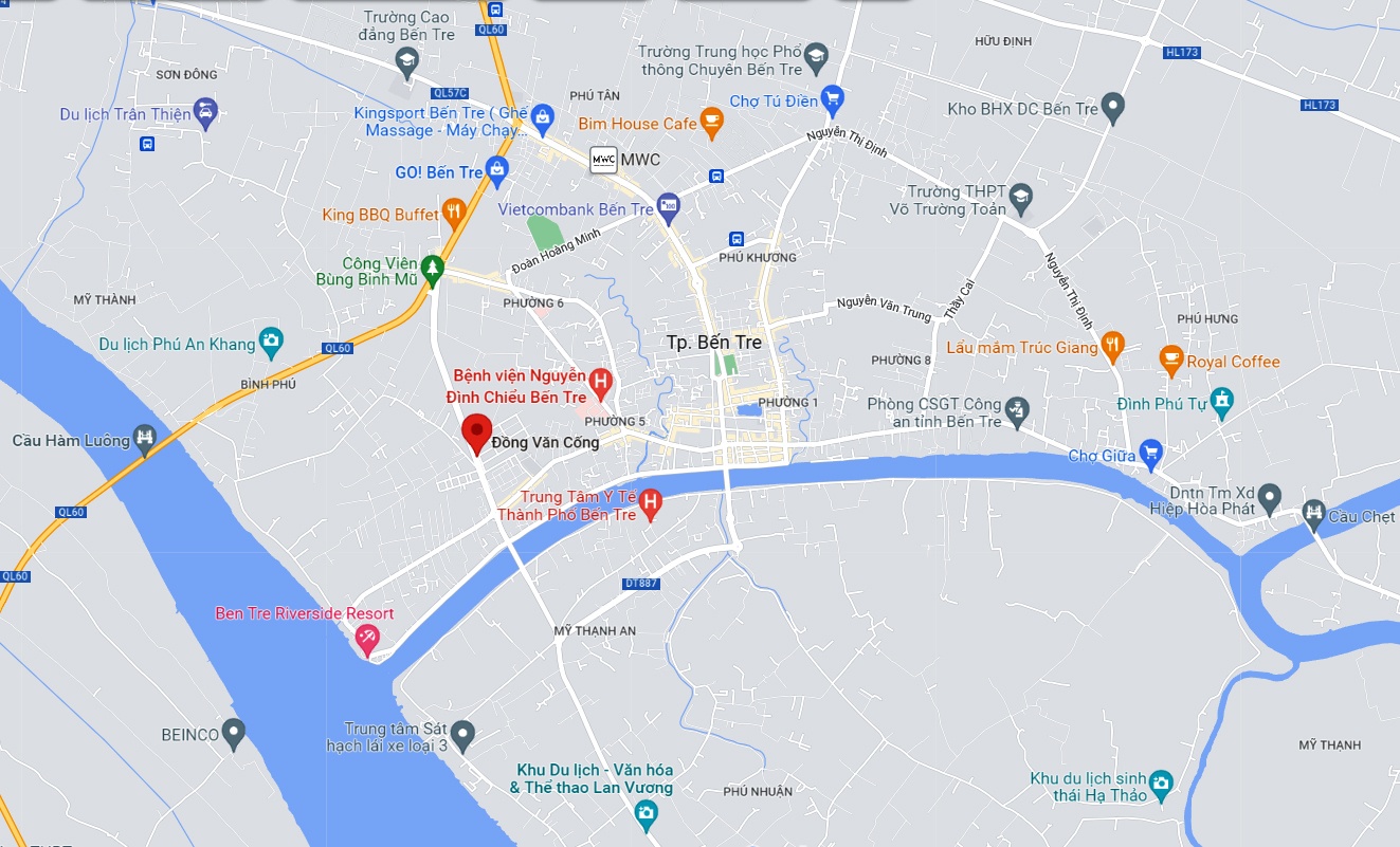 Giang ho Tung Em o Ben Tre,  nhom di oto chem nguoi,  An mang tren duong Dong Van Cong,  Cong an tinh Ben Tre anh 2