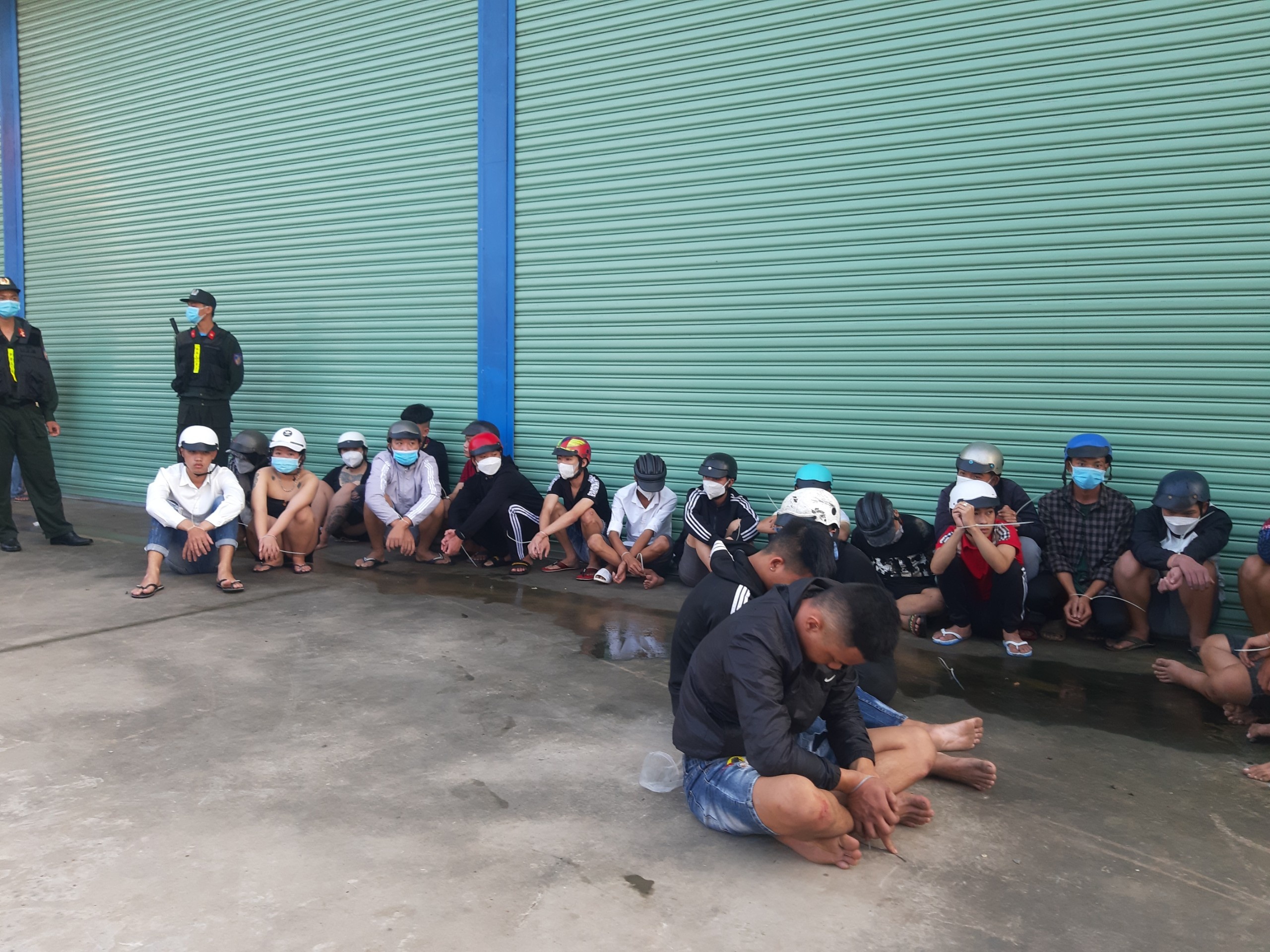 Ly ky canh sat vay bat nhom dua xe o Tien Giang anh 1