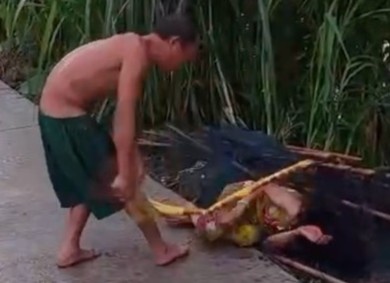 Bat tam giam nguoi chong bao hanh vo o Vinh Long hinh anh