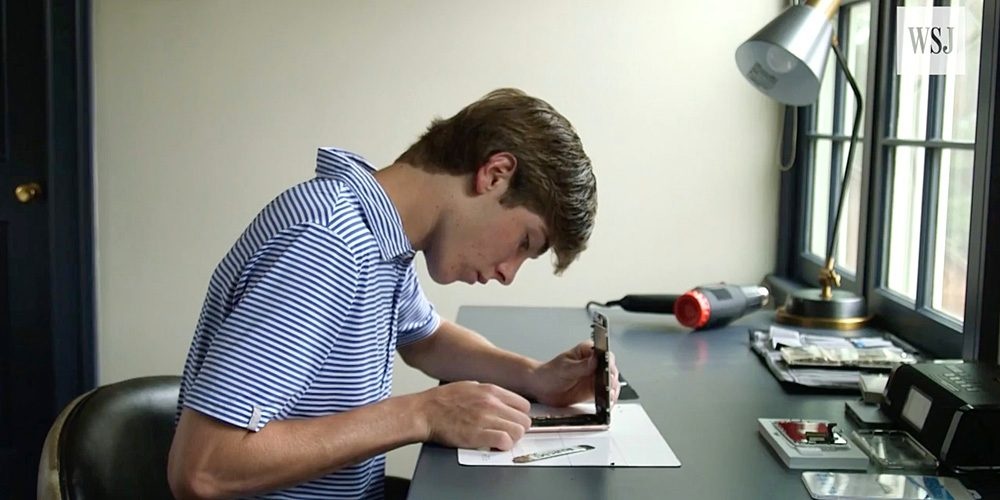 Thieu nien o My sua iPhone trong dip he co thu nhap khung hinh anh