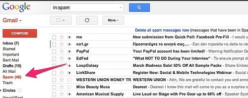 Gmail tu phat tan spam anh 2