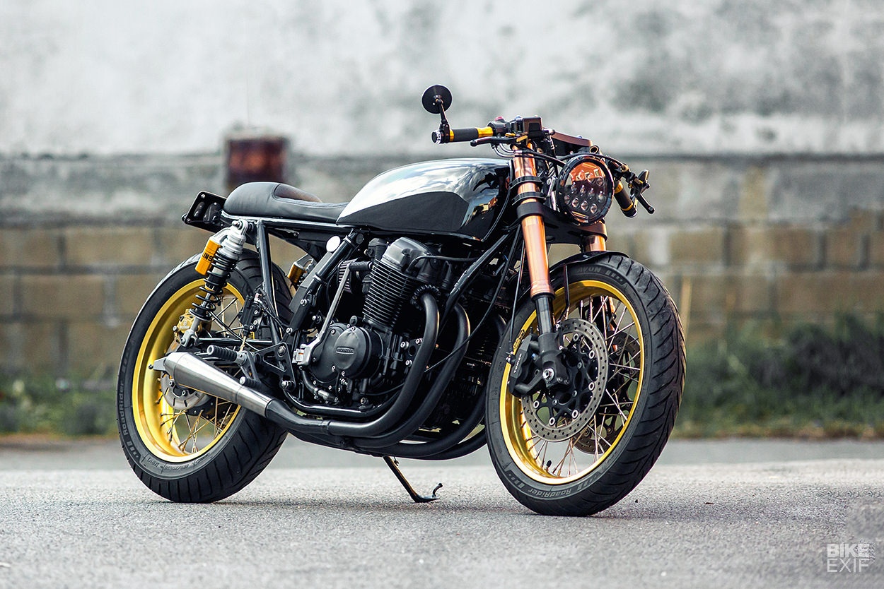 Honda CB750 phong cach cafe racer tu xu so chuot tui hinh anh