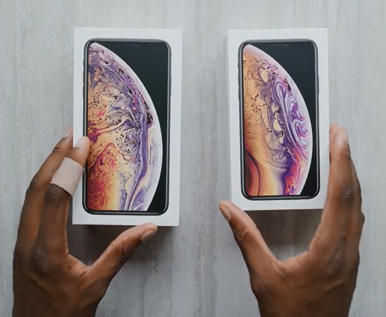 Anh, video mo hop iPhone XS Max xuat hien truoc ngay mo ban hinh anh