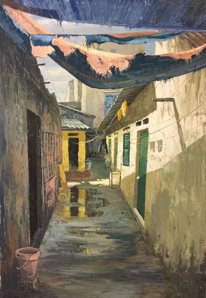 Tranh vẽ phố Hà Nội ảnh 9 Tranh ve pho Ha Noi anh 9