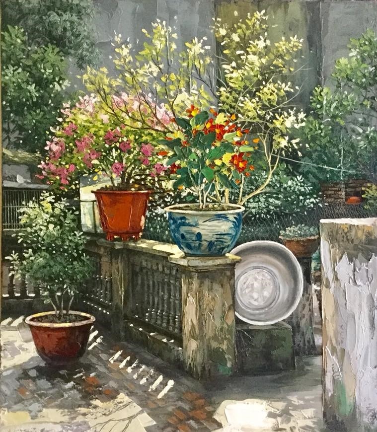 Tranh vẽ phố Hà Nội ảnh 14 Tranh ve pho Ha Noi anh 14