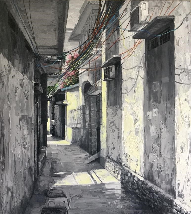 Tranh vẽ phố Hà Nội ảnh 24 Tranh ve pho Ha Noi anh 24