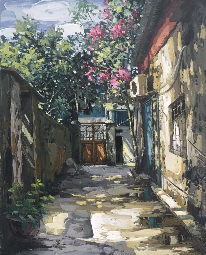 Tranh vẽ phố Hà Nội ảnh 35 Tranh ve pho Ha Noi anh 35